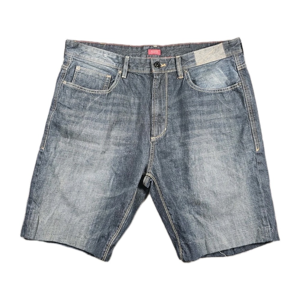 Sean John Relaxed Hamilton Denim Shorts‎ Mens 38 Blue 100% Cotton Classic Fit
